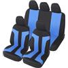 Auto Accessori Lupex - Coprisedili universali LS05 | Colore: blu | Set per i sedili anteriori