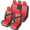 Auto Accessori Lupex, fodere universali per sedili auto, modello LS08, colore rosso, set