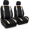 FH GROUP Coprisedili per auto FH GROUP, coprisedili anteriori, tessuto beige - coprisedili per auto basse