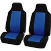 FH GROUP FB102BLUE102 - Set di 2 coprisedili anteriori per auto, colore blu