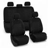 FH GROUP Coprisedili per auto FH GROUP, set completo, tessuto premium, vestibilità universale, disponibile in diversi colori