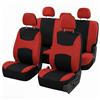 FH GROUP Coprisedili per auto FH Group, colore rosso, universali, adatti sia per i sedili che per lo schienale