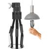 Generico Dispositivo Di Rimozione Lampadina - Testa Di Cambio Lampadina Universale | Pinza In Ferro PP Per Soffitti Alti | Strumento Di Sostituzione Sicura Della Lampada Per Lampadine LED Standard Piccol