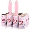 Soulpala Rullo per Peli di Animali Domestici,12 Rotoli Set Rullo levapelucchi | con 2 Manico,Anti-pelo e Anti-pelucchiRullo Adesivo per Indumenti,90 Fogli/Rotolo,Spazzola Adesiva Per Vestiti,Divano,Gatto