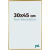 yd. Your Decoration - Cornice 30x45 cm - Oro - Cornice Decorativa Parete in Plastica con Vetro in acryl - Antiriflesso - 30x45 Cornice - Evry