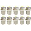 Generico Lampada a LED B8.5D - Base T5 da 10 pezzi, lampadina per cruscotto super luminosa, indicatore luminoso per pannello strumenti | Per la sostituzione del display della console cluster del tachimetro