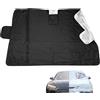 Generico Copertura Parabrezza Invernale - Protezione Neve Parabrezza Auto | Antigelo, Neve, Sole | Telo Impermeabile 200x100cm con Ventose per Auto, SUV, Camion,