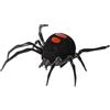 Generico Cancellatura Black Spider - giocattolo robotico alimentato a batteria | Animale di simulazione del ragno nero | Decorazioni di Halloween di ragno gigante, soluzione battuta per bambini per fidanzato,