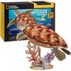 Party town National Geographic - Tartaruga Marina | Puzzle 3D Bambini | Costruzioni 3D Puzzle | Regalo Per Bambini | 31 Parti