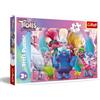 Trefl - Trolls Band Together, Nel Mondo dei Trolls - Puzzle 24 Maxi - 24 Tessere Grandi, Puzzle Colorati con gli Eroi, Intrattenimento Creativo, Gioco per Bambini dai 3 anni