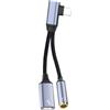 Generico USB C to Audio Jack Adapter,2-in-1 Headphone And Charger Adapter | 2-in-1 USB C to Aux Audio Jack Hi-Fi Dongle, Stereo Sound Audio Adapter Headphone Converter Supplies for Smart Tablet & Phone