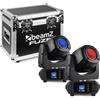 Beamz Fuze75S Spot 75W LED Moving Head Set 2 Pieces in Flightcase