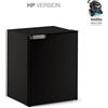 Vitrifrigo C60i CHR HP Frigo-Freezer, Porta singola, 60 Litri, Nero, Vent Position, AxLxP 62.2x47x45.7 cm