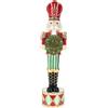 TIMSTOR Nutcracker Natalizio 93 cm con LED a Batteria Multicolore