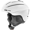 uvex gravitate casco da sci per adulti, white matt, 55-59