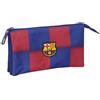 safta Astuccio scuola barça per bambini e bambine, vari scomparti - Astuccio scuola barça blaugrana per scuola, liceo e regalo per tifosi