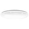 EGLO LED lampada da soffitto Giron-S, 1 fiamma con effetto cielo | stellato, acciaio e plastica, bianco, Ø 76 cm, dimmerabile, tonalità di bianco regolabili con telecomando