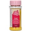 FunCakes Sugar Crystals Codette di Zucchero, Yellow, 80 g | Buon Gusto, Perfetto per Decorare Gelati, Torte, Cupcake, Cake Pop, Donut e Biscotti, Mix di Codette di Zucchero