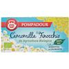Pompadour Camomilla Finocchio da Agricoltura Biologica, 18 Bustine, 36g