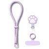 CHUQING Laccetto per Cellulare Cordino per Cellulare Corta | Catena Corta per Cellulare Regolabile in Poliestere da 20 cm, Leggera Solo 26 g, Include Due Cuscinetti