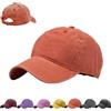 AUNGKWANG Lavati Baseball Bambini, 100% Cotone, Regolabile Cappellino da Baseball, Cappellino Unisex con Visiera, Cotone Hip Hop cap, per Ragazzi e Bambine dai 3-8 Anni