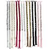 PQIQP Cinghie di ricambio per donna con strass invisibili elastici regolabili rimovibili spallacci per reggiseno gonna top decorazione per abito multi colore 7 paia
