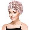 YOFASEN Cappello Turbante Per Donna Morbido Berretto Da Notte Fascia Con Paillettes Di Cristallo, Antivento E Caldo
