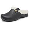 Meik Mangni Zoccoli Unisex-Adulto Sabot Donna Uomo Ciabatte in Gomma Invernali Caldo Pantofole Casa Impermeabile Scarpe da Giardino con Suola Antiscivolo