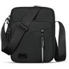 Aucuu Borsello Tracolla Casuale da Uomo, Borsa a Spalla di Grande Capacità, Messenger Impermeabile, Multitasche per Lavoro Viaggio Quotidiano