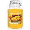 Yankee Candle Candela profumata in giara grande | Salsa di mango alla pesca | Durata Fino a 150 Ore | Regali per donne