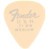 Fender Dura-Tone Plettri Delrin 351 Medium 0.71mm 12x | Set 12x plettri medium 0.71mm, forma 351, delrin resistente, chitarra elettrica & acustica, Olympic White