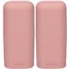 La Saponaria Applicatore Ricaricabile per Biodeo Solido Kiima - Rosa Antico 2x1 St