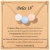 Cheerslife Collana Donna Collana Pietre Naturali Regalo Donna Compleanno | Collana Amicizia Collana Donna Regalo Amica Donna Regalo Compleanno Natale per Amica Sorella Figlia Mamma