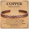 Aretas Bracciale in rame, regalo per uomo e donna, 100% puro rame, gioiello da uomo, regalo di compleanno e anniversario per padre, figlio, marito, amici.