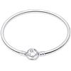 LIGHTDOG 925 Bracciale a catena di serpenti in argento Adatto per l'Europa Bracciale con ciondolo Perline Bracciale in argento Sterling Regali da donna per le persone care