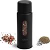 Aurevit Macinapepe Manuale, Gruppo di Macinatura in Acciaio Inox, Regolazione Esterna 5 Livelli, Riempimento Manuale, Robusto e Resistente (1 Pezzo, Black)