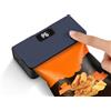WixbFyn Mini blu Sigillatore Sacchetti con Taglierina e Base Magnetica Display LED | 6 livelli di temperatura, ricaricabile USB, termosigillatrice portatile per la conservazione alimenti Accessori Cucina