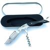 De Luca Cavatappi Professionale - Apribottiglie in Acciaio Inox con Manico in Legno Nero e Scatola Rigida - Design Elegante e Compatto - Idea Regalo per Sommelier e Amanti del Vino