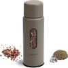 Aurevit Macinapepe Manuale, Gruppo di Macinatura in Acciaio Inox, Regolazione Esterna 5 Livelli, Riempimento Manuale, Robusto e Resistente (1 Pezzo, Greige)