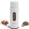 Aurevit Macinapepe Manuale, Gruppo di Macinatura in Acciaio Inox, Regolazione Esterna 5 Livelli, Riempimento Manuale, Robusto e Resistente (1 Pezzo, White)