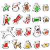 GWHOLE Formine Biscotti Natale in Acciaio Inossidabile, Set da 20 | Tagliabiscotti Anti-Taglio Forme Festive Natalizie per Cottura Creativa Biscotti Cioccolato Pasticceria