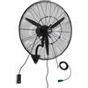 VEVOR Ventilatore da Parete Industriale, 760 mm, Ventilatore Oscillante a Muro con Nebulizzazione, IP44, 3 Velocità, Flusso d'Aria Potente, Controllo Meccanico, per Palestre e Ambienti Commerciali