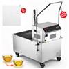 VEVOR Macchina di Filtrazione per Friggitrice Commerciale con Ruote 55 L Sistema Filtraggio dell'Olio per Frittura 250W, Acciaio Inox, Velocità 12L/min, 640x470x350mm, Ristorante, Cucina, Catering