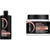 Syoss Shampoo Keratin + Maschera Intense Keratin con Protein-Care-Complex | For beautiful, visibly healthy hair from the innermost to the outermost layer