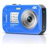 Yifecial Telecamera impermeabile galleggiante IP68 da 4,6 m, con zoom digitale 16X, include scheda da 16 GB per surf, snorkeling, nuoto