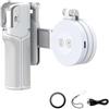 Generic Bastone per selfie portatile e zoomabile con impugnatura magnetica sul | Telecomando zoom Bluetooth aggiornato, controllo fotocamera e obiettivo con un clic, riprese a mani libere per selfie