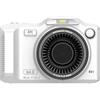 Risveglio Videocamera Vlogging Doppia lente anteriore posteriore (Bianco) | Doppio obiettivo anteriore/posteriore, video 4K, condivisione app WiFi, digitale 18x per zoom, perfetto per selfie