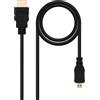 Nano Cable Nanocable HDMI, 0,8 m 0,8 m Nero - Cavi HDMI HDMI Micro-HDMI (0,8, HDMI, HDMI, maschio, maschio, dritto,)