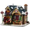 LEMAX Edificio illuminato led St. Bernard's Brewery & Distillery in porcellana H14.5 x 17.7 x 14.5 cm