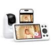 Momcozy Video Baby Monitor BM 04 DUAL MODE Telecamera Orientabile